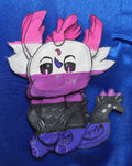 3D Drachenmagnet Genderfluid Pride-Flagge